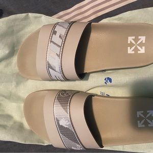 Off white slides